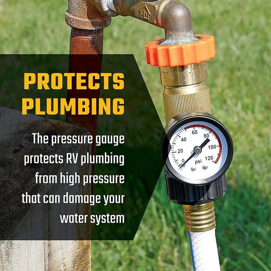 Water Regulator Gauge Combo L